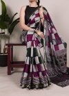 YNF7045 Polyester Viscose Chanderi Printed Sarees Wholesale Price In Surat